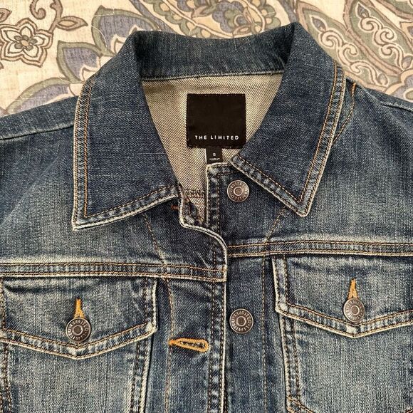 NWOT The Limited Women’s Denim Jacket Size Small - Picture 4 of 4
